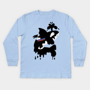 Orca Spill Kids Long Sleeve T-Shirt